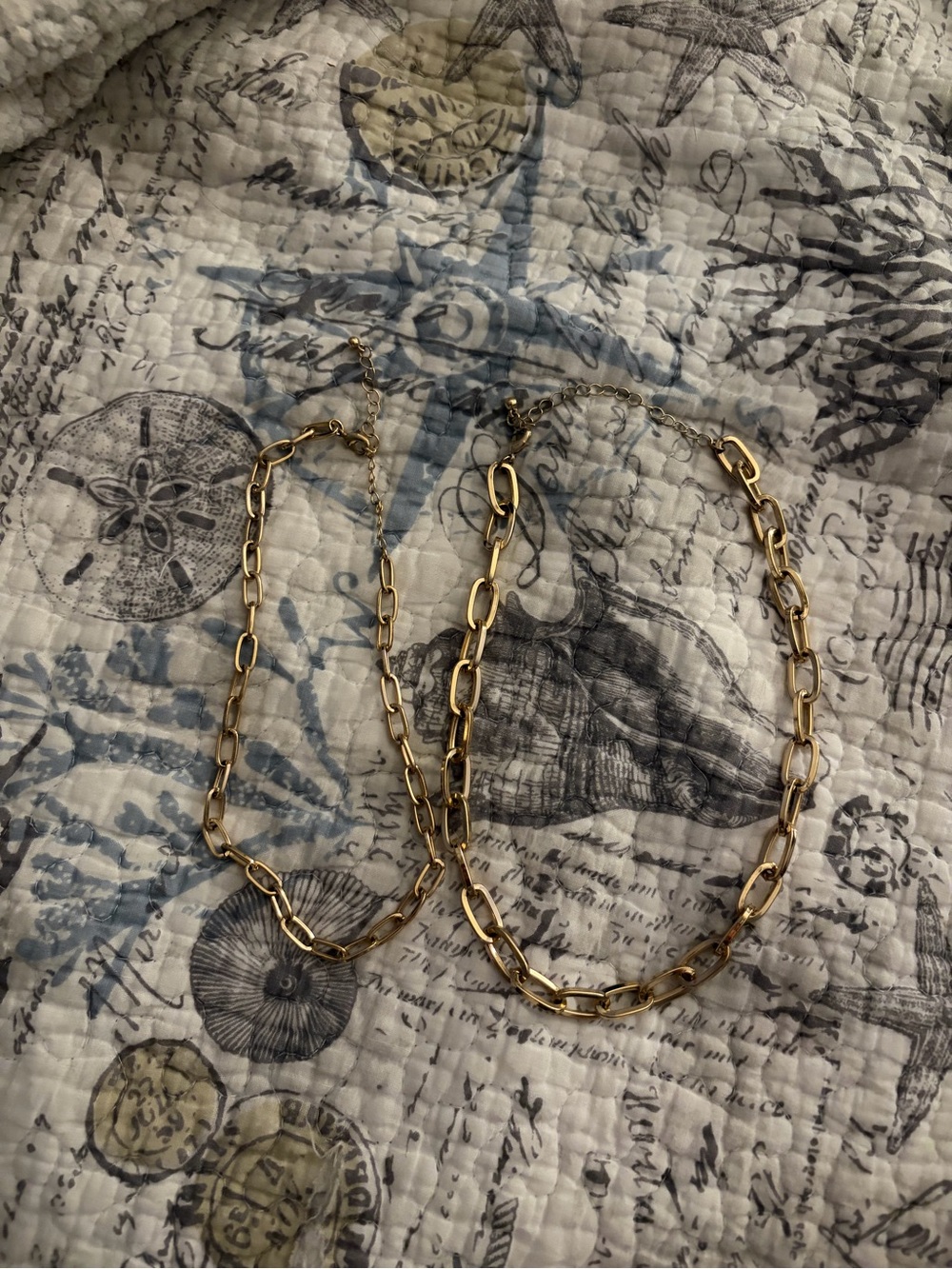 Women’s Gold Link Chain Necklaces - Polished Chain Statement